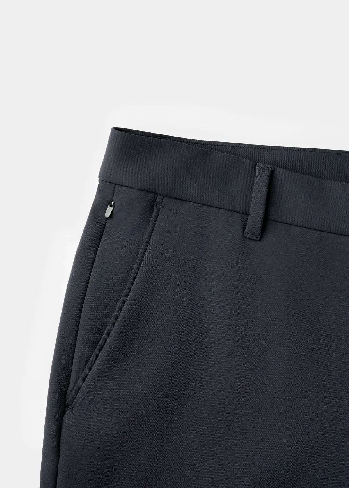Slim Straight Low-Stretch Casual Pants